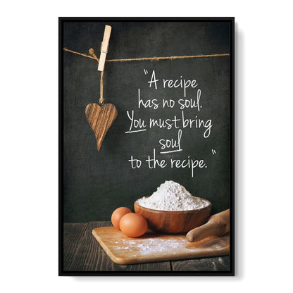 Kitchen Quote Canvas Wall Art