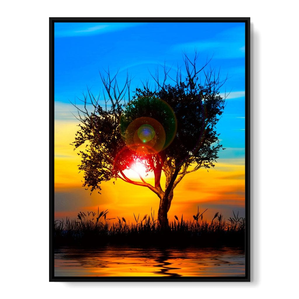 Colorful Sundown Canvas Wall Art