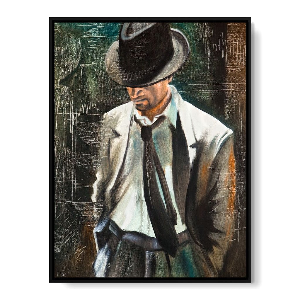Stylish Man Canvas Wall Art