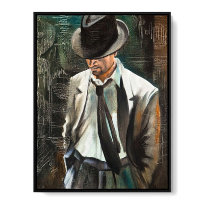 Stylish Man Canvas Wall Art