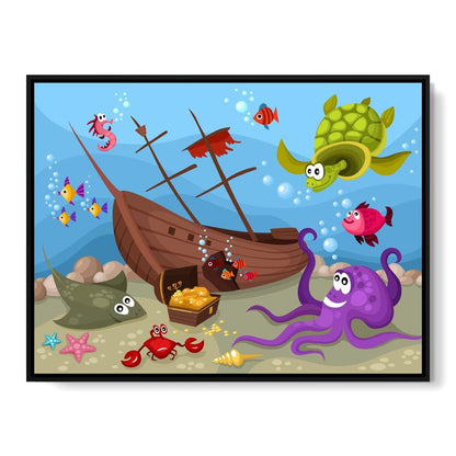 Sunken Treasure Canvas Wall Art