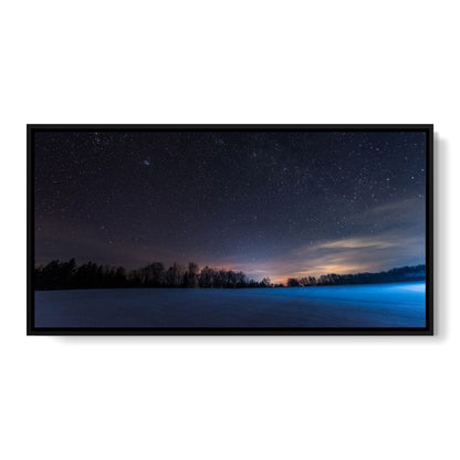 Carpathian Mountains at Night Canvas Wall Art