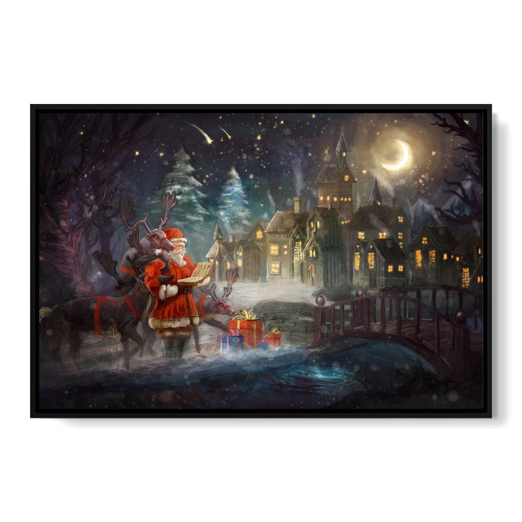 Santa Claus Canvas Wall Art