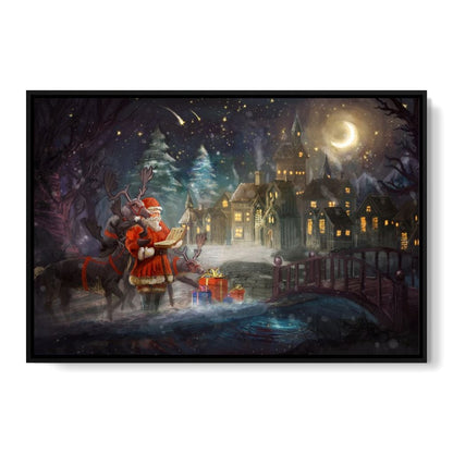 Santa Claus Canvas Wall Art
