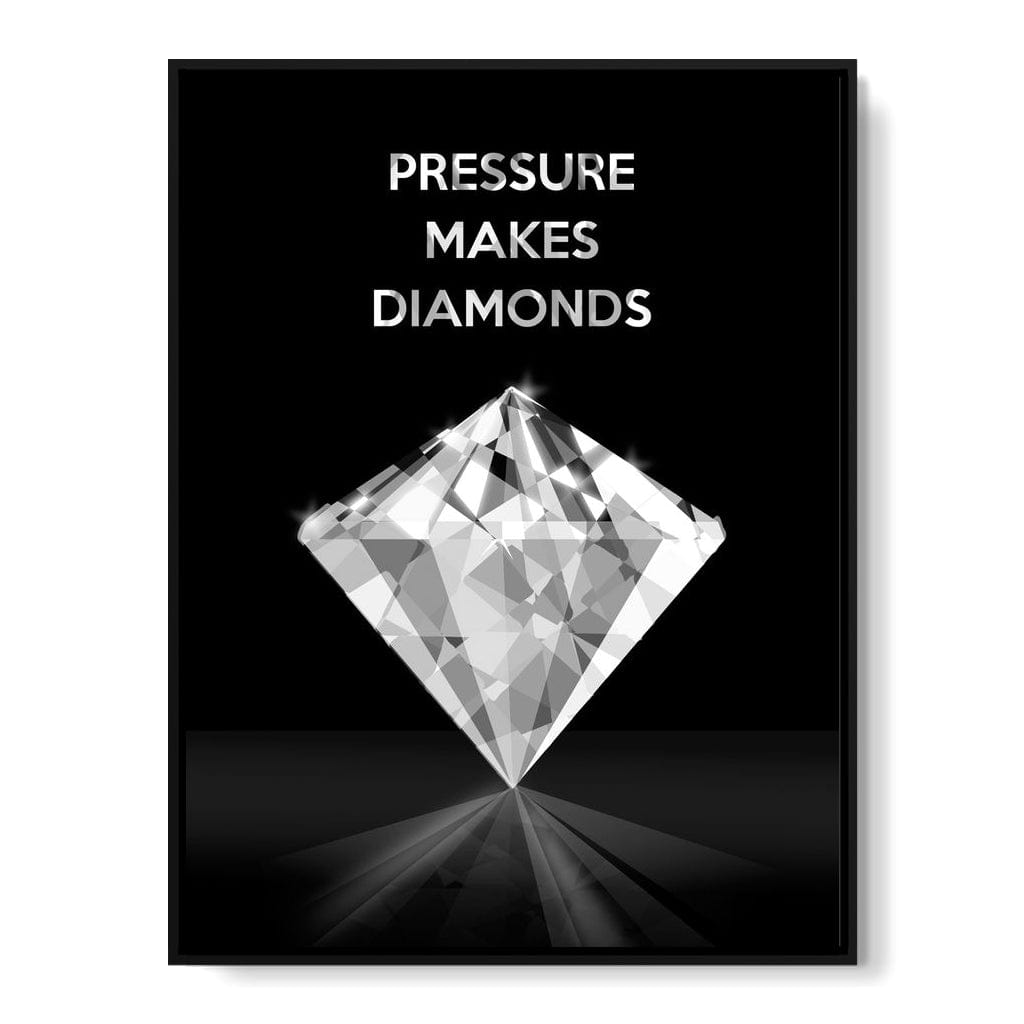 Pressure Makes Diamonds Canvas Wall Art