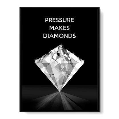 Pressure Makes Diamonds Canvas Wall Art