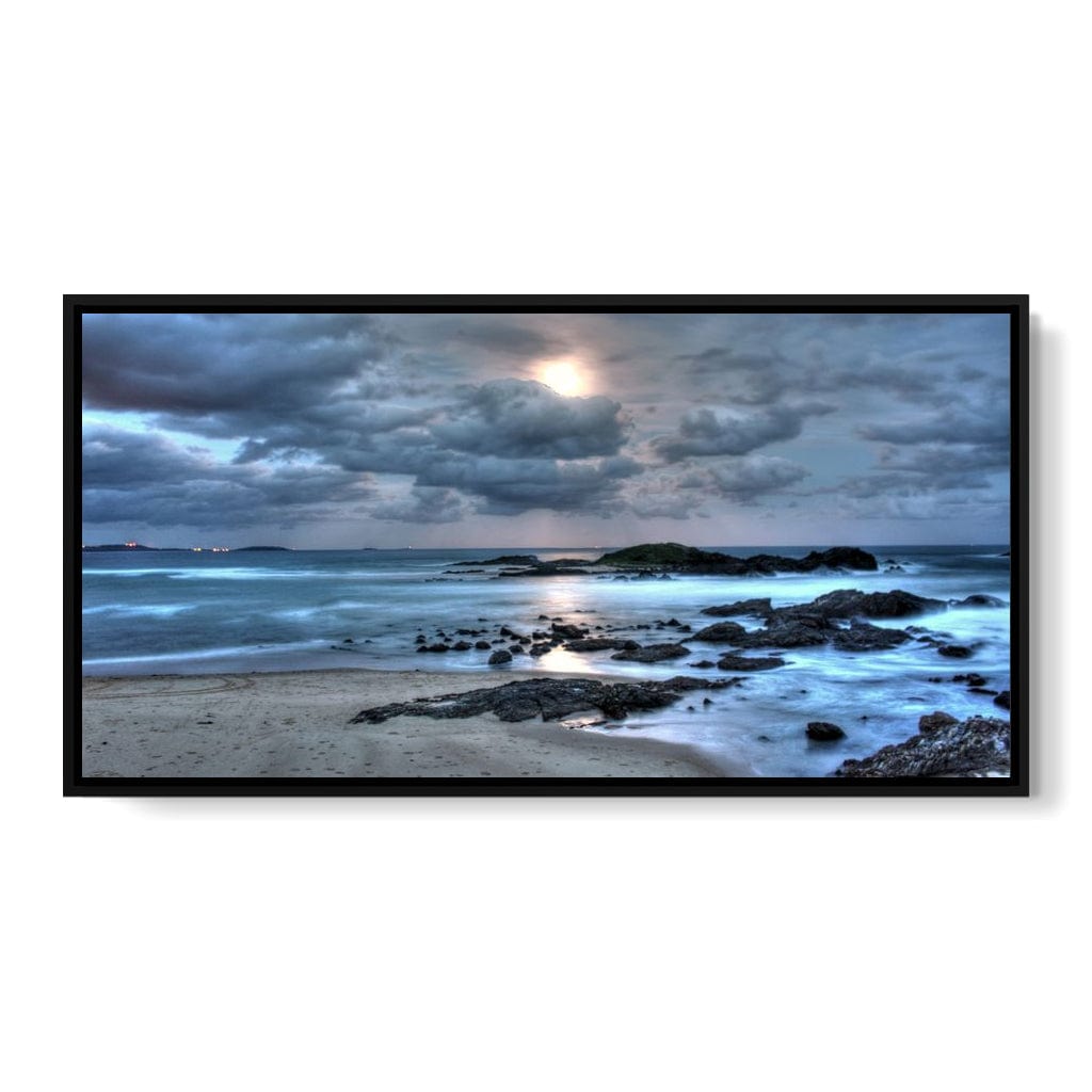Midnight Moon Canvas Wall Art
