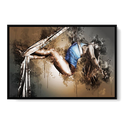 Acrobat Elegance Canvas Wall Art