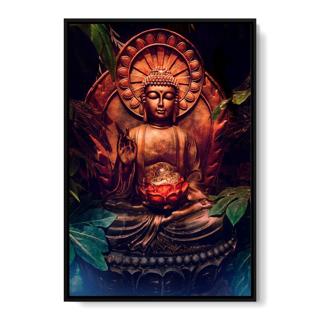 Zen Buddha Meditation Canvas Wall Art