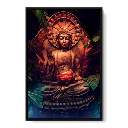 Zen Buddha Meditation Canvas Wall Art