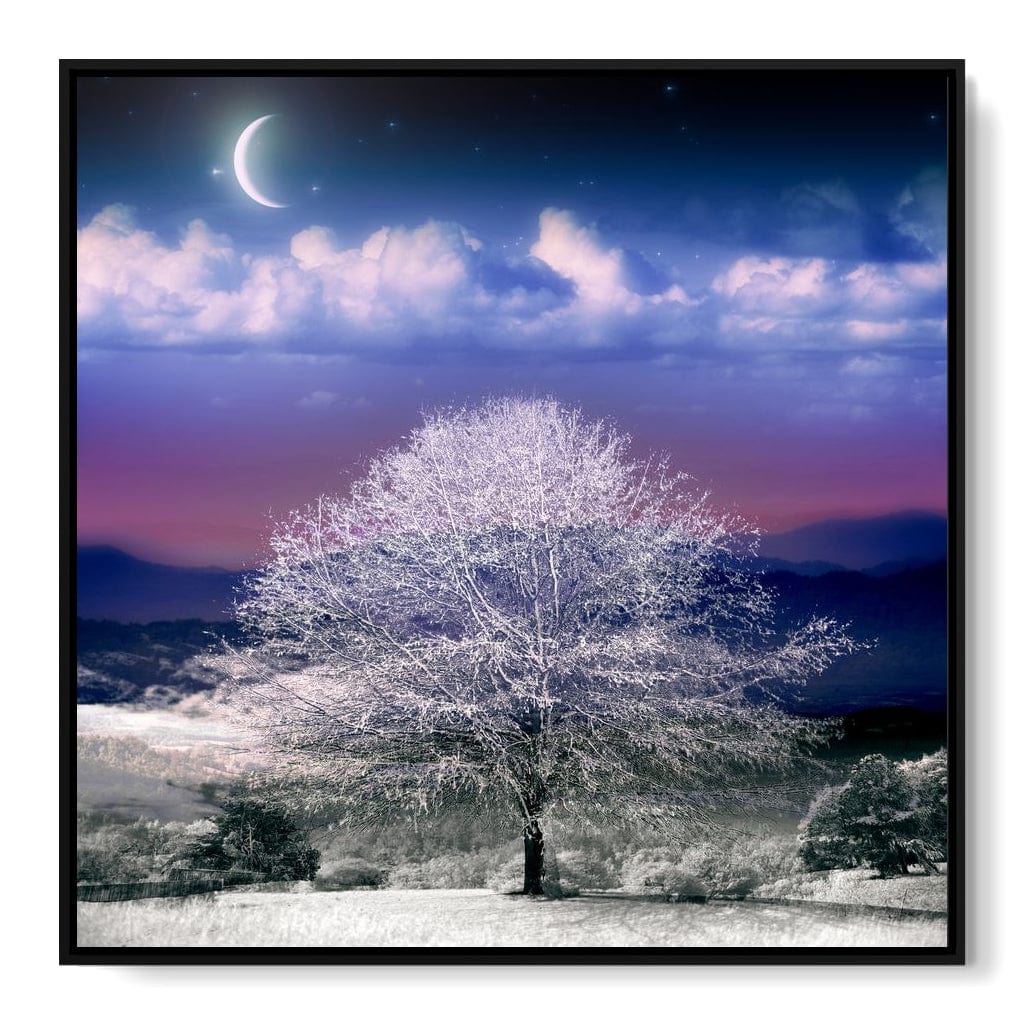 Fantasy Winter Scene Canvas Wall Art