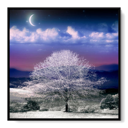 Fantasy Winter Scene Canvas Wall Art