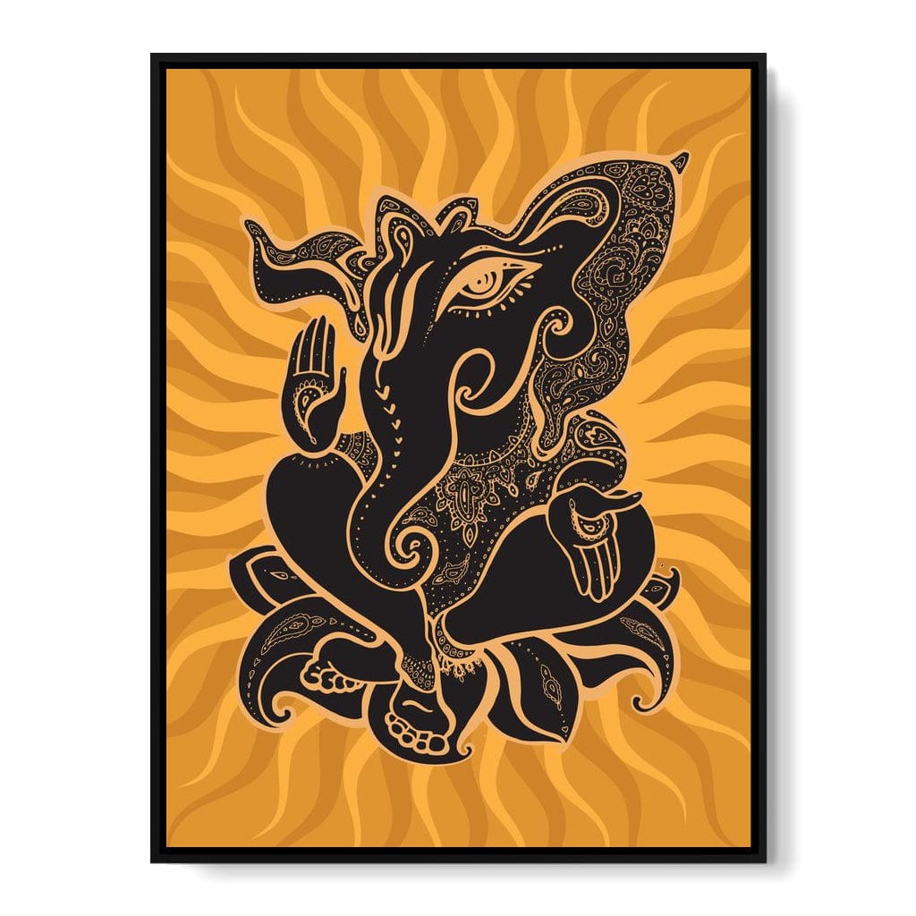 Ganesh Wisdom Canvas Wall Art