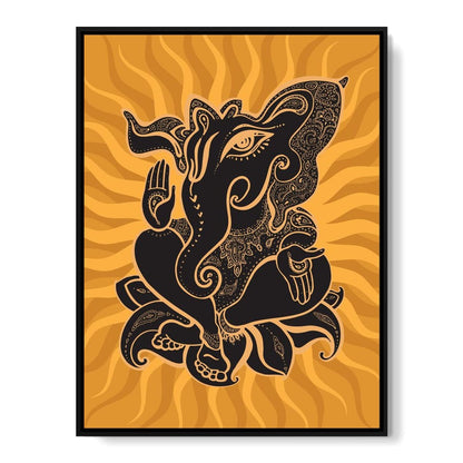 Ganesh Wisdom Canvas Wall Art