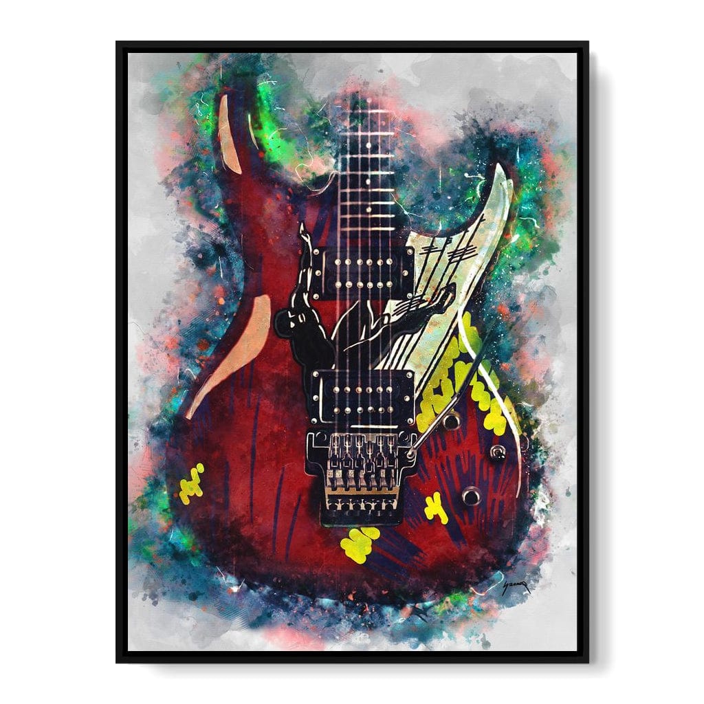 Joe Satriani's Guitar Canvas Wall Art