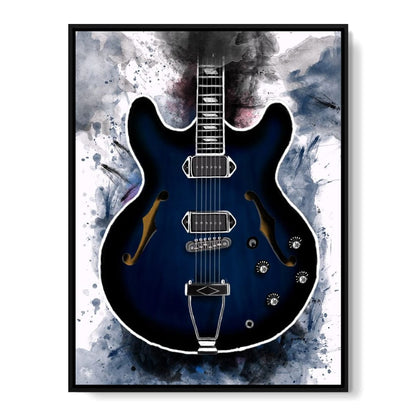 Gary Clark Jr's Electric Guitar Canvas Wall Art