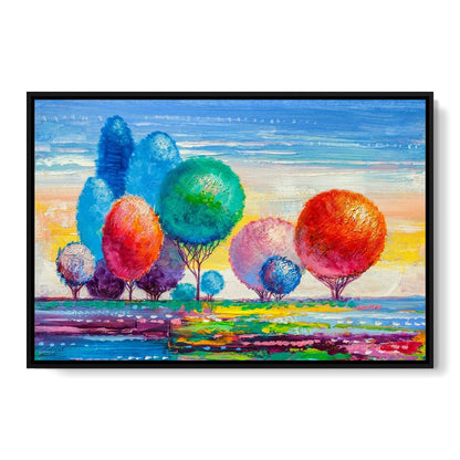 Autumn Fantasy Forest Canvas Wall Art