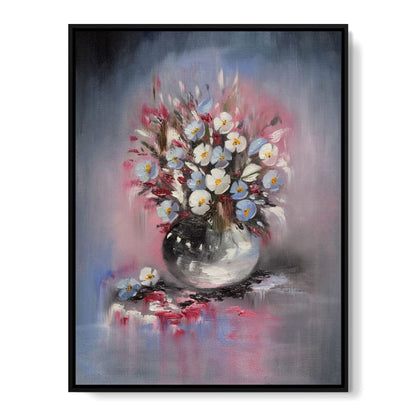 Beautiful Flowers Vase Canvas Wall Art