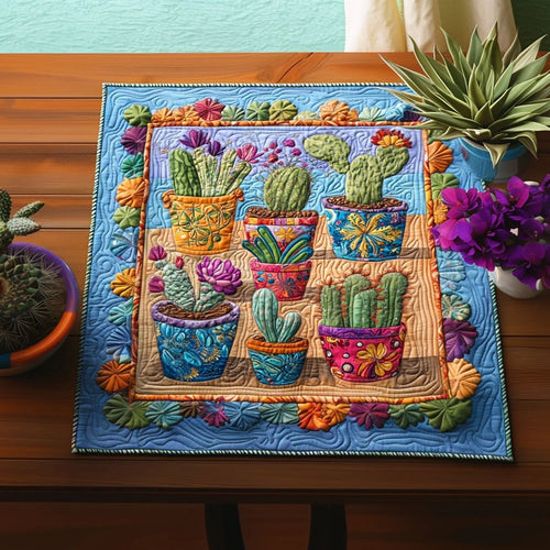 Prickly But Sweet Quilted Table Topper