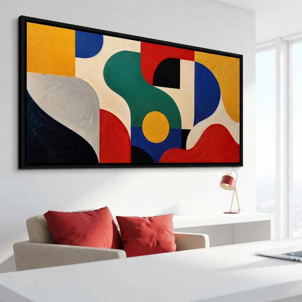 Primary Feelings Canvas Wall Art
