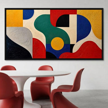 Primary Feelings Canvas Wall Art