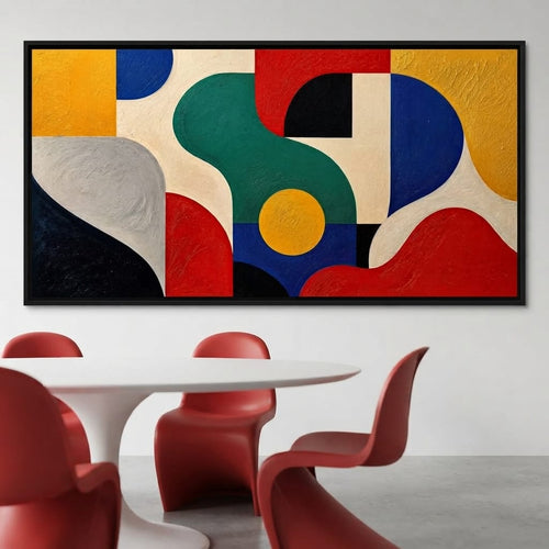 Primary Feelings Canvas Wall Art