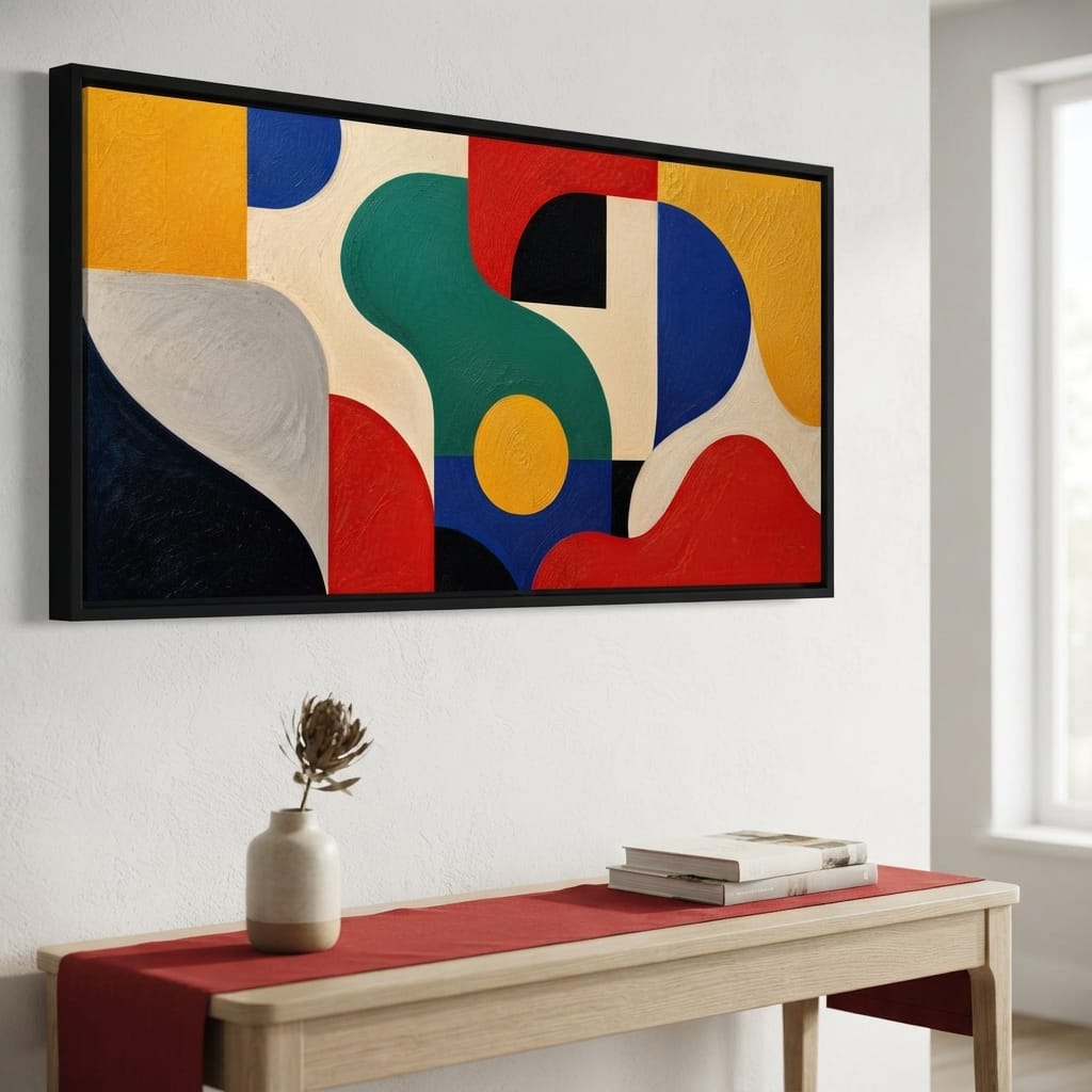 Primary Feelings Canvas Wall Art