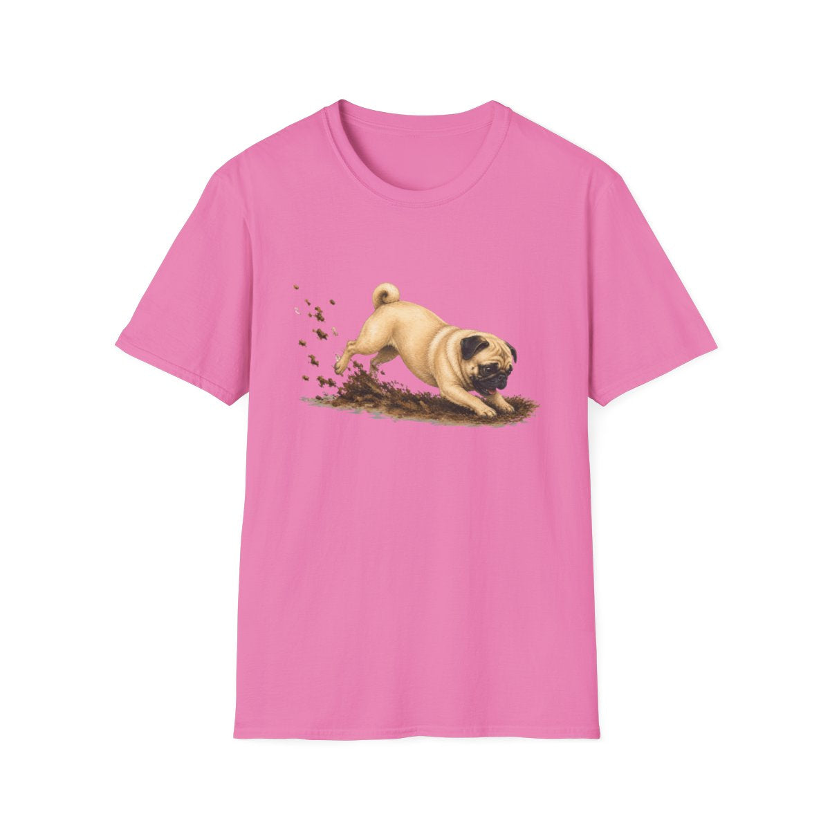 Pug Excavating Mode On Tee