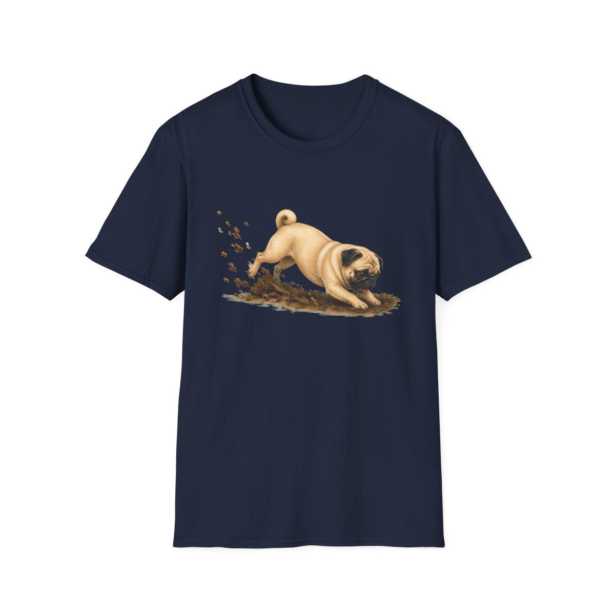 Pug Excavating Mode On Tee