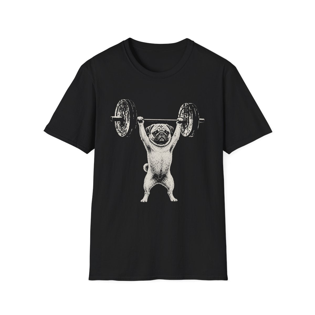 Pug Powerlifting Tee