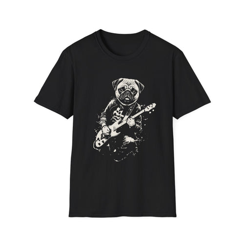 Pug Rocking Guitar Tee