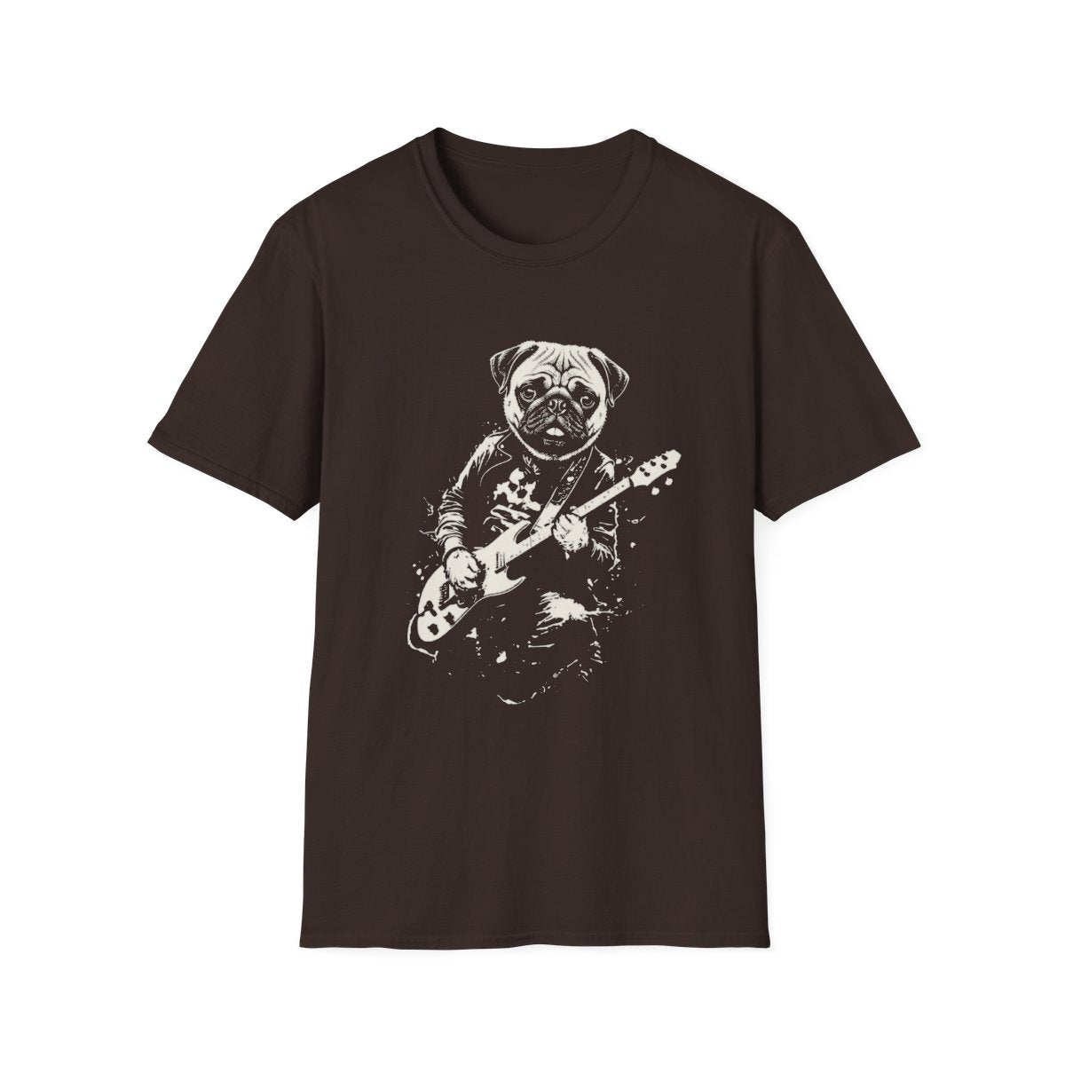 Pug Rocking Guitar Tee