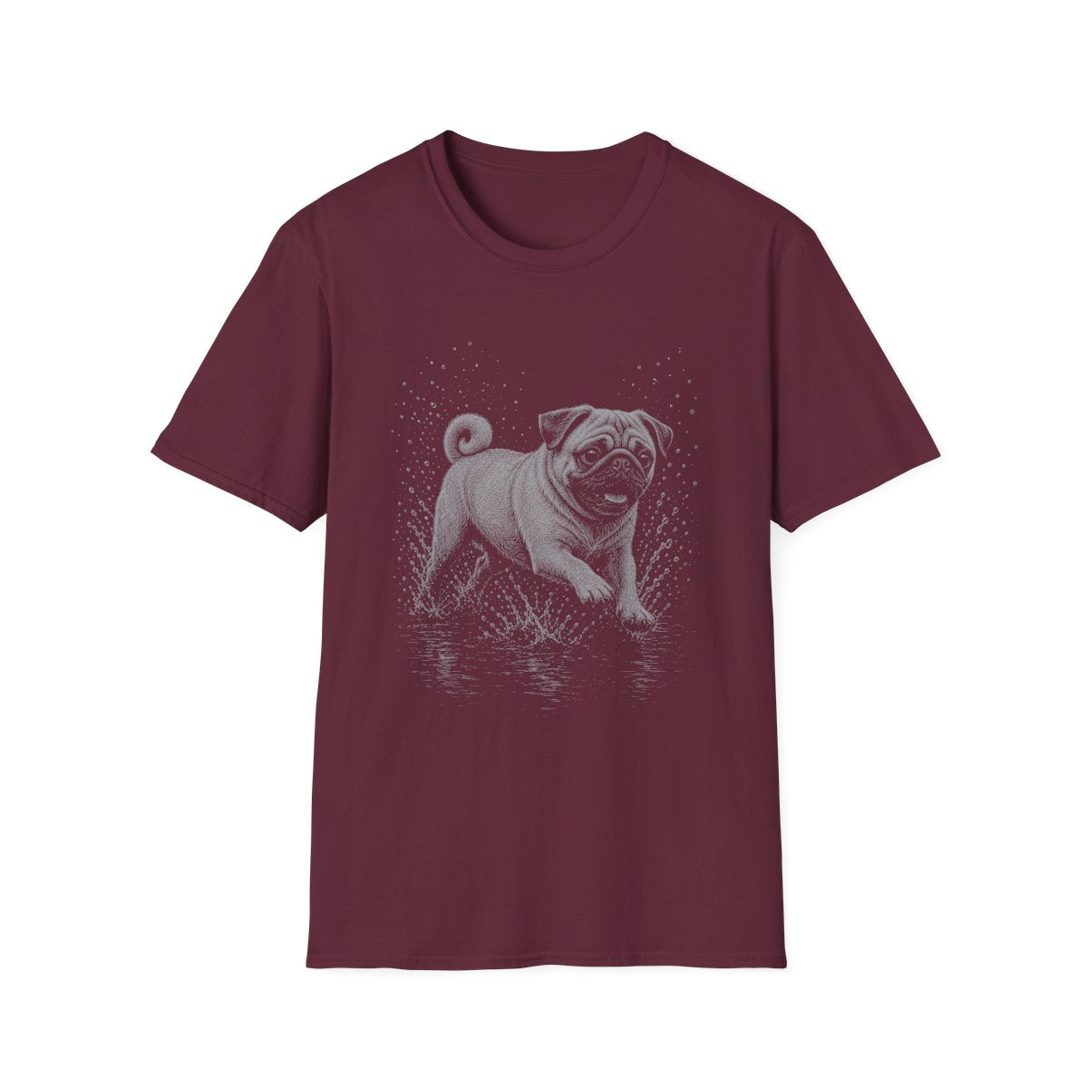 Pug Water Run Tee