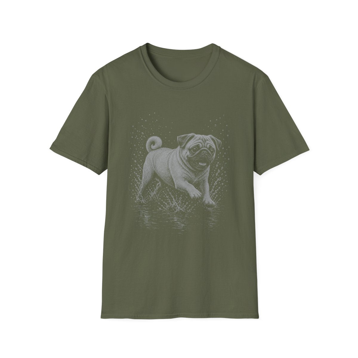 Pug Water Run Tee