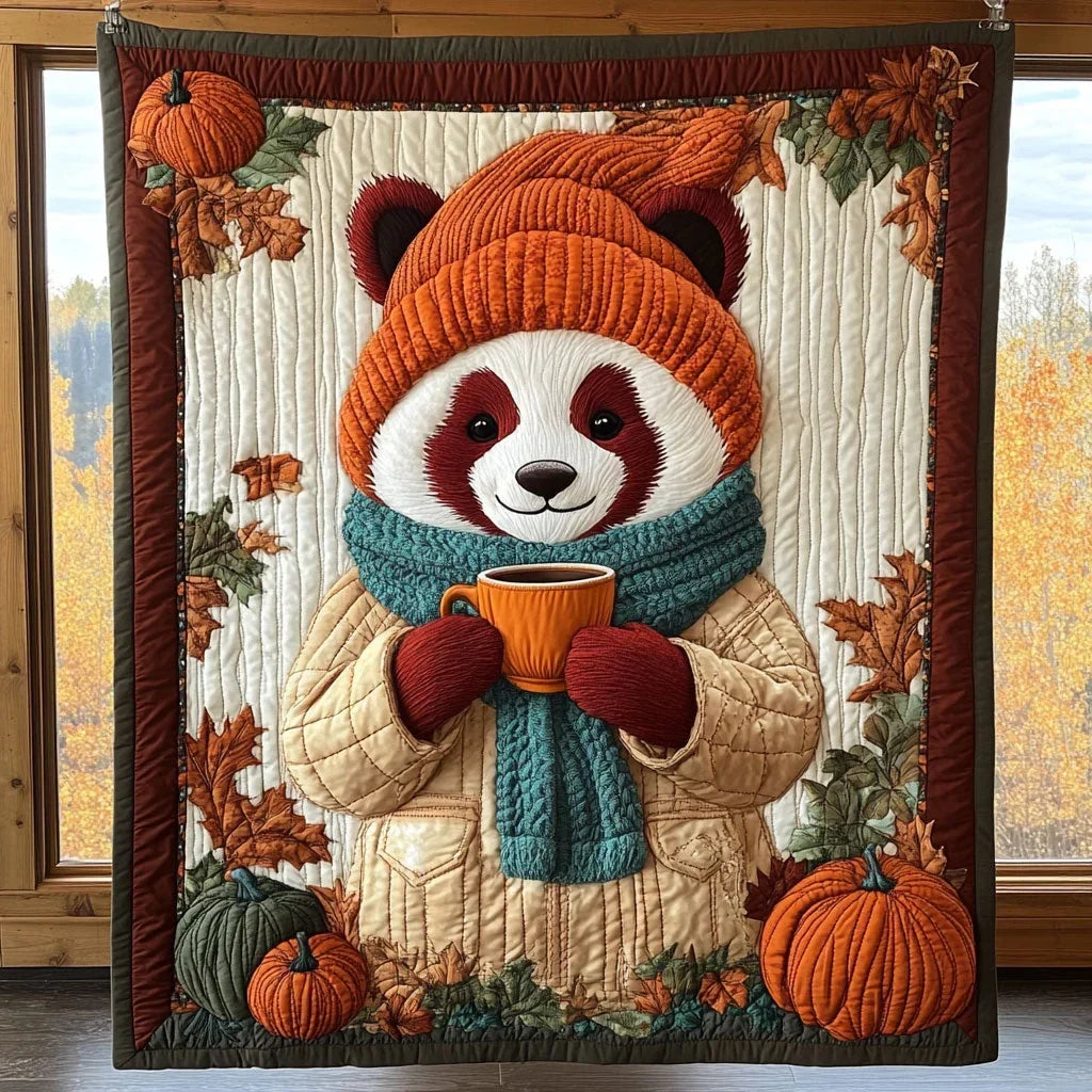 Pumpkin Latte Quilt Blanket