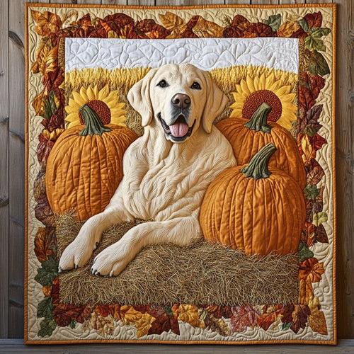 Pumpkin Meadows Quilt Blanket