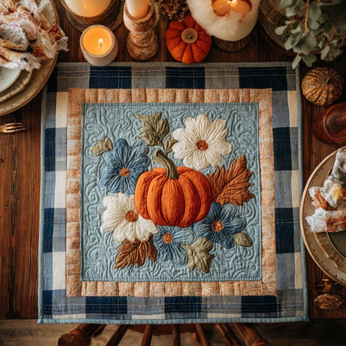 Pumpkin Nest Quilted Table Topper
