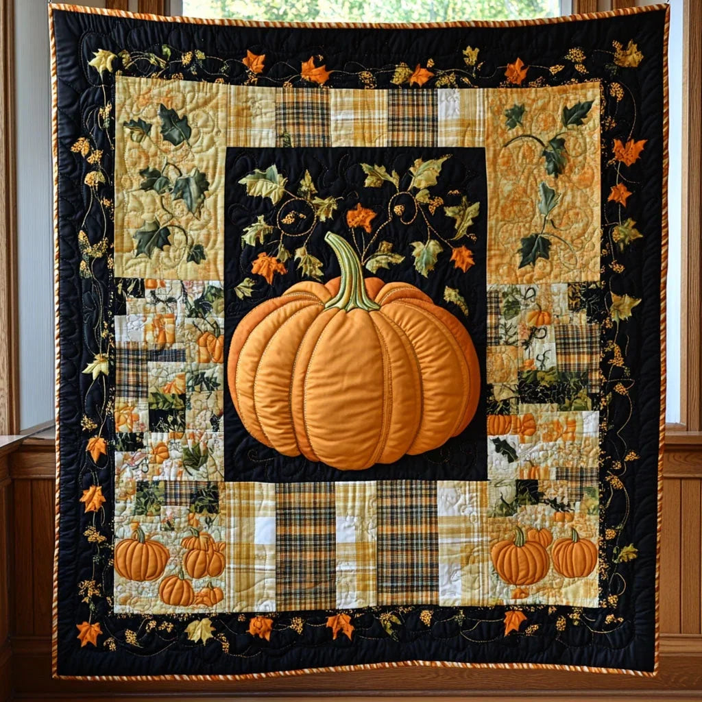 Pumpkin Patch Quilt Blanket