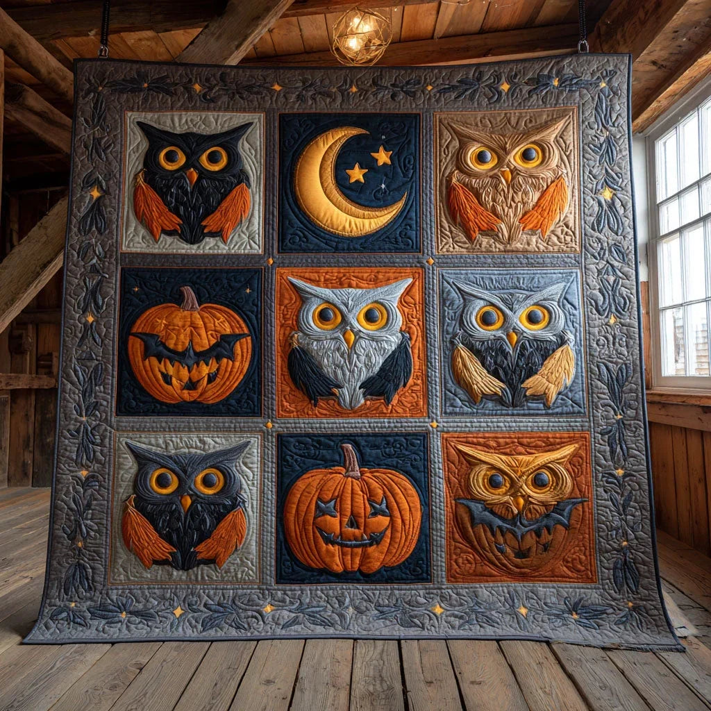 Pumpkin Patch Magic Quilt Blanket