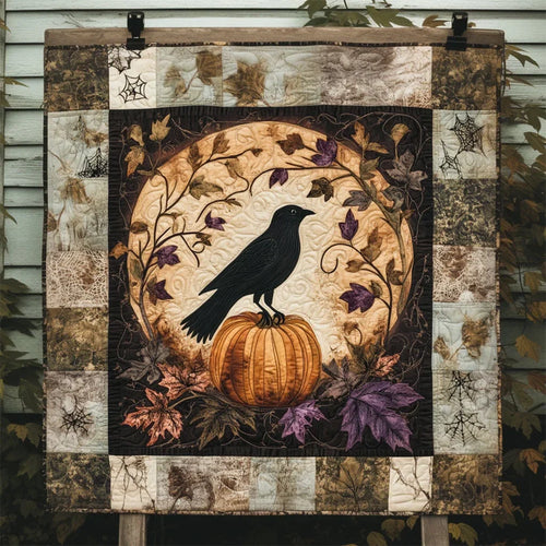 Pumpkin Perch Quilt Blanket
