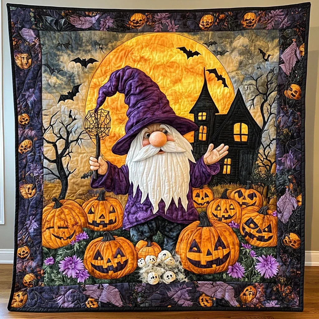 Pumpkin Spell Quilt Blanket