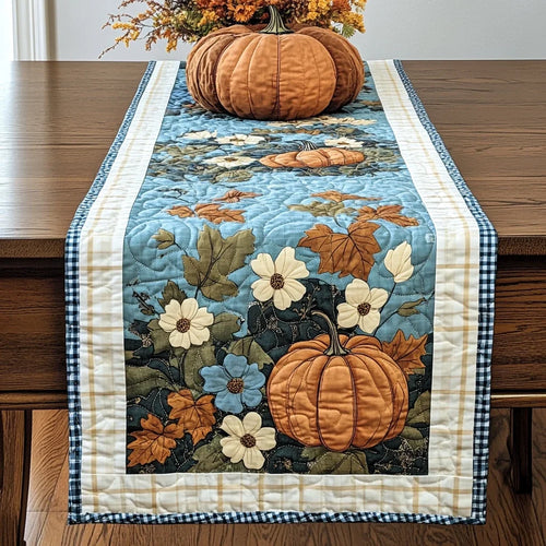 Pumpkin Spice Season Quilted Table Runner