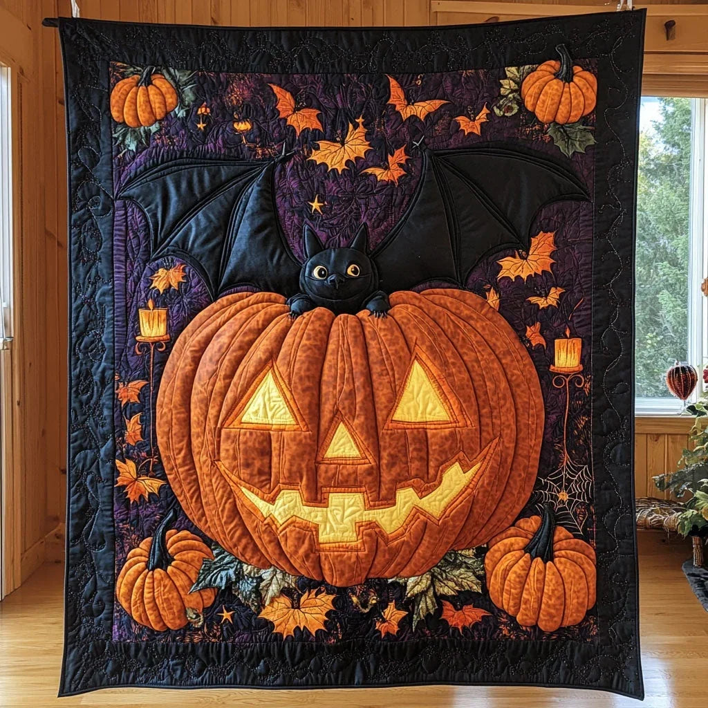 Pumpkin Veil Quilt Blanket