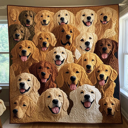 Puppy Doodles Quilt Blanket