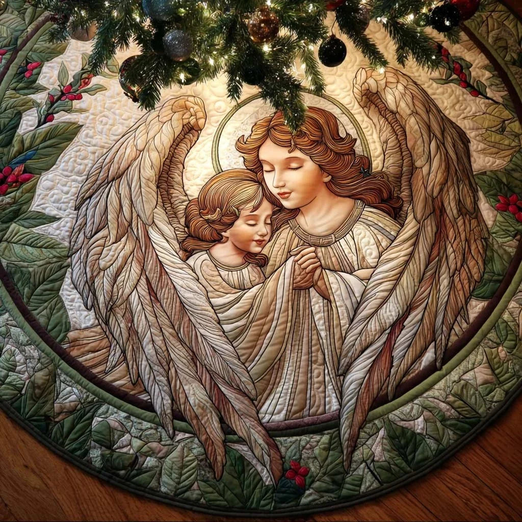 Pure Devotion Quilted Tree Skirt