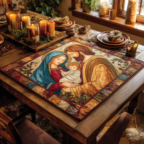 Pure Grace Quilted Table Topper