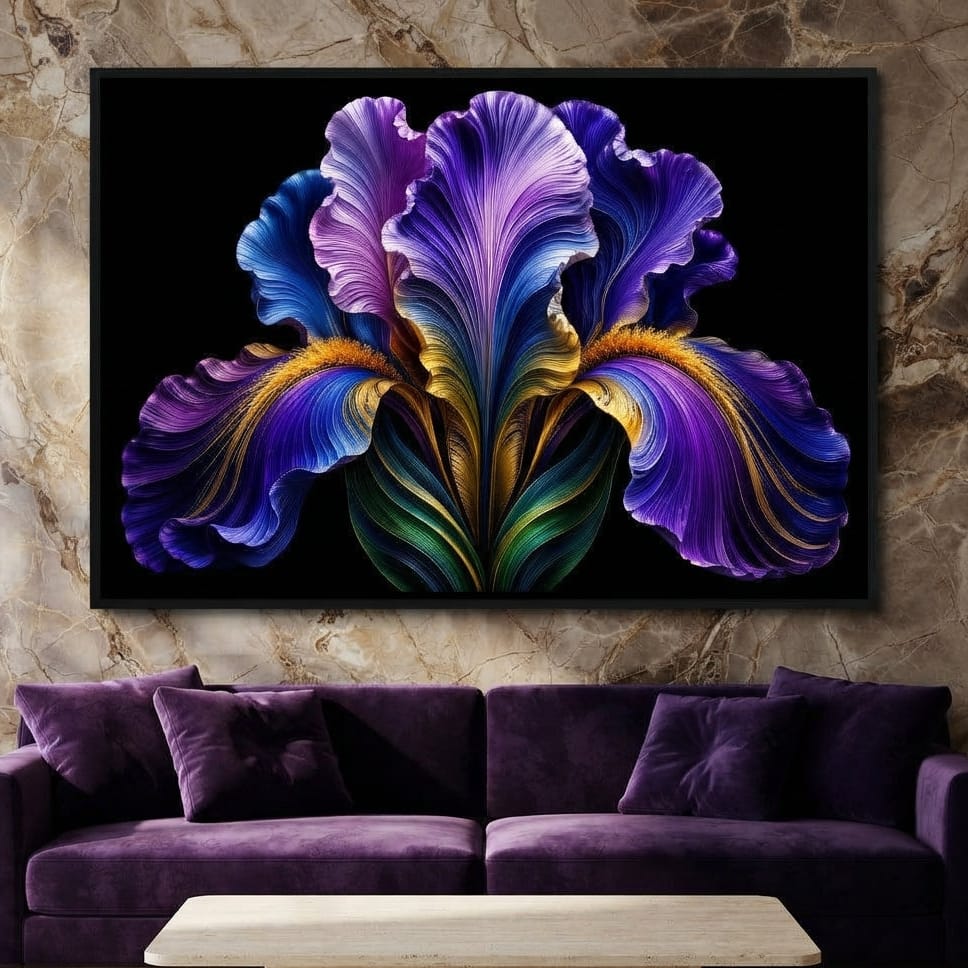 Purple Reign Canvas Wall Art