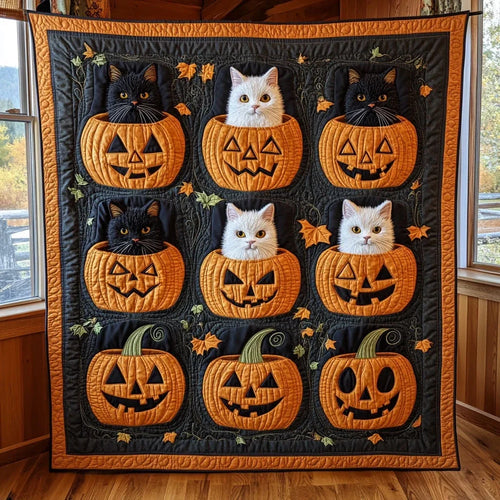 Purr And Glow Quilt Blanket