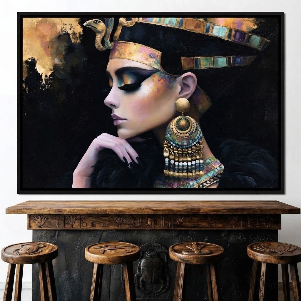 Ancient Egyptian Woman Canvas Wall Art