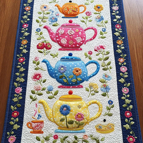 Quiet Delight Quilted Table Runner